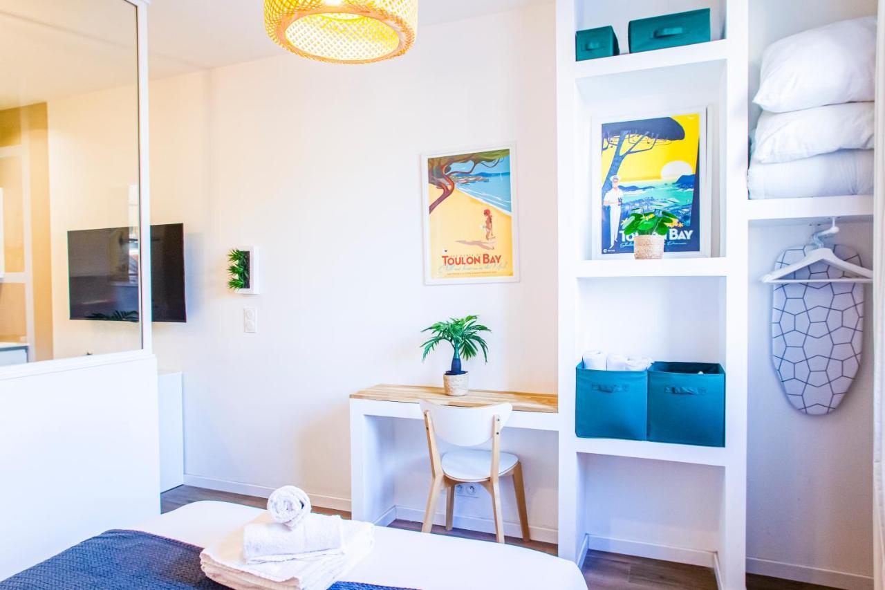 La Cle Studio Clim, Wifi, Gare Et Port De Toulon Exteriör bild